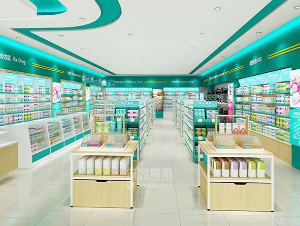 藥店雙面貨架款式圖片