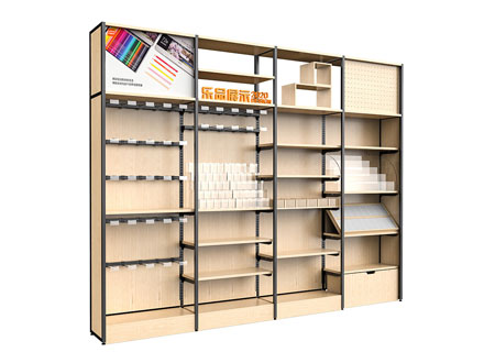 文具店單面靠墻貨架
