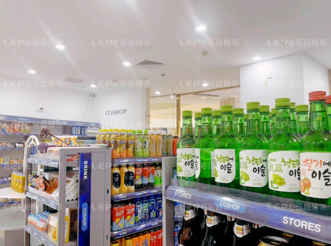 137㎡羅森款便利店貨架陳列布局實(shí)拍效果